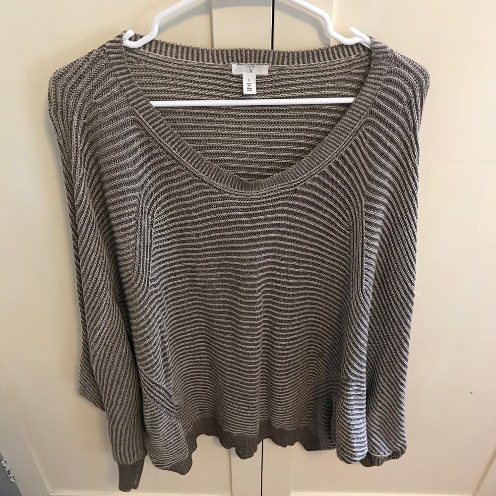 Brown Striped Sweater